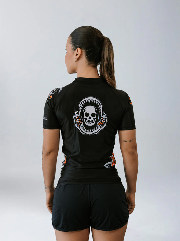Shark Tank Women's No Gi Rash Guard Short Sleeve