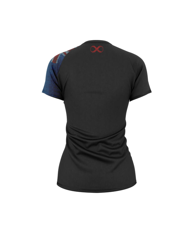 Flags Women's No Gi Rash Guard Short Sleeve