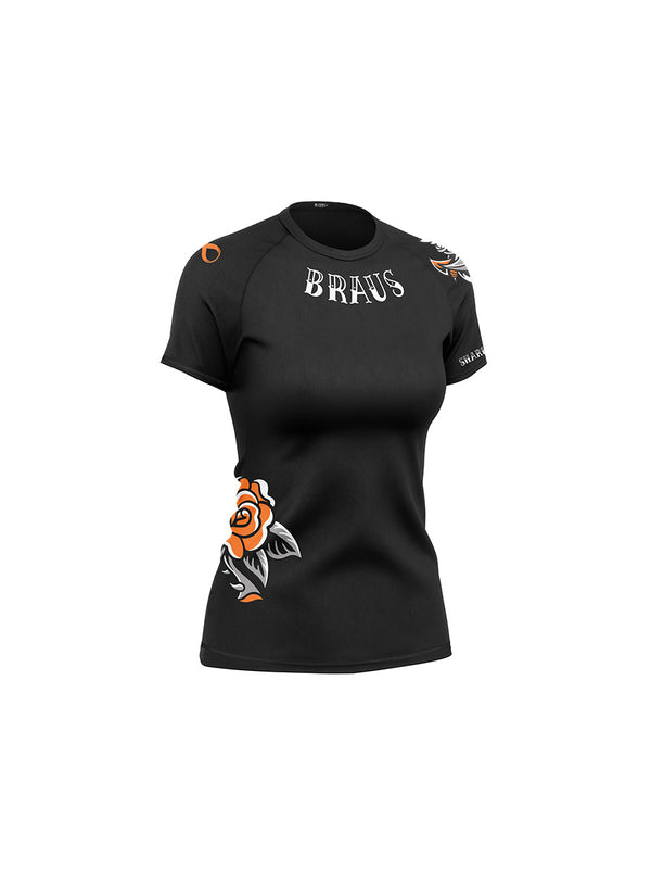 Shark Tank Women's No Gi Rash Guard Short Sleeve