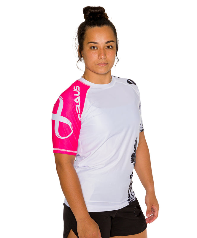 Butterfly Women's No Gi Rash Guard Short Sleeve