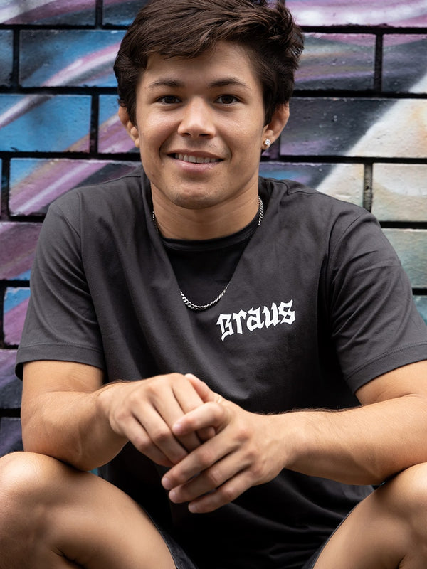 Chill and Jiu T-Shirt Charcoal