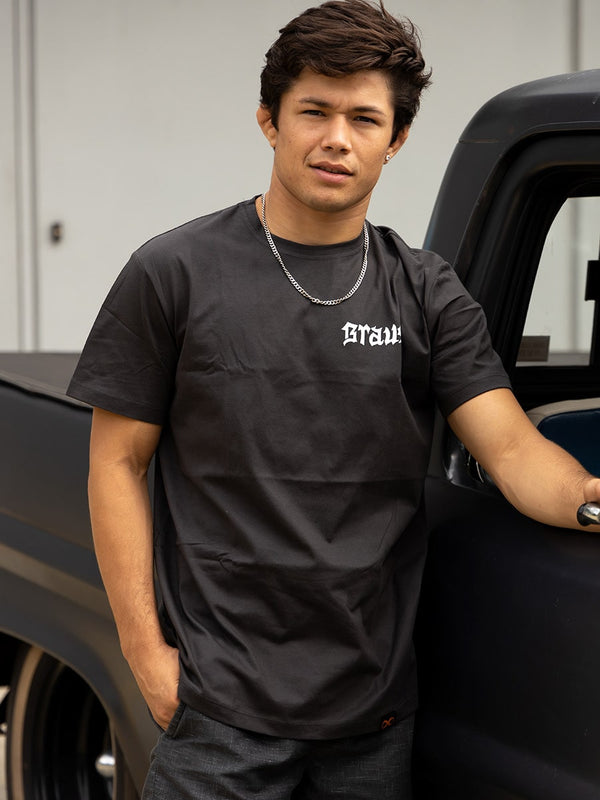 Chill and Jiu T-Shirt Charcoal