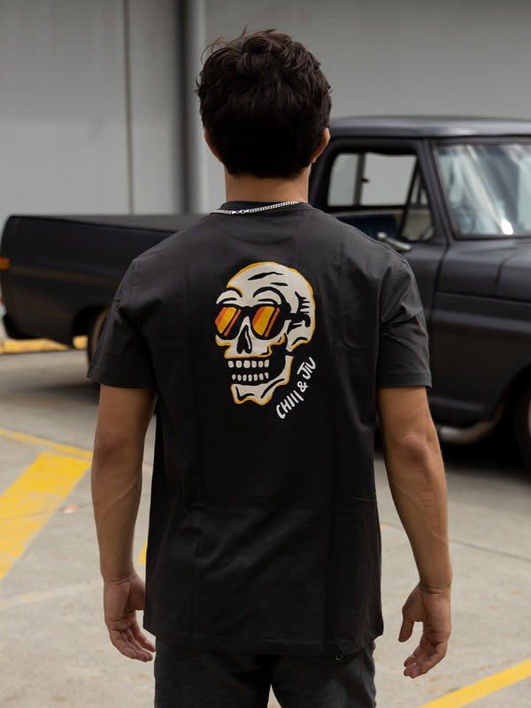 Chill and Jiu T-Shirt Charcoal