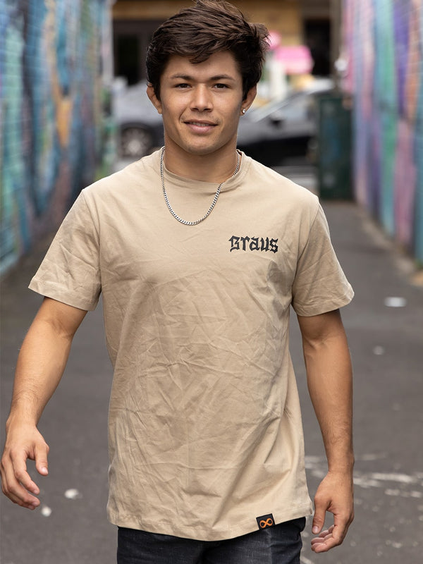 Chill and Jiu T-Shirt Khaki