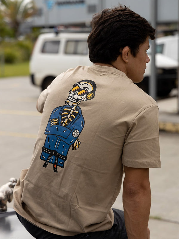 Chill and Jiu T-Shirt Khaki