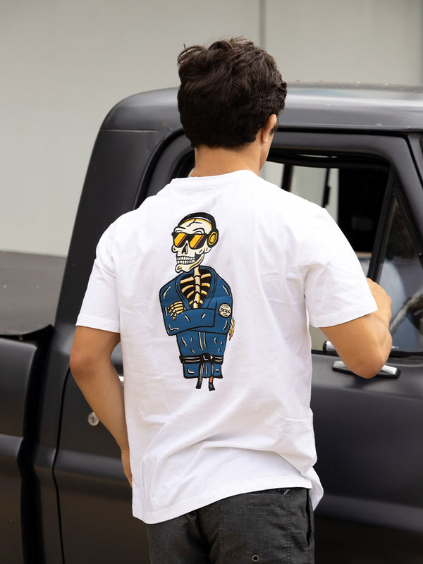 Chill and Jiu T-Shirt White