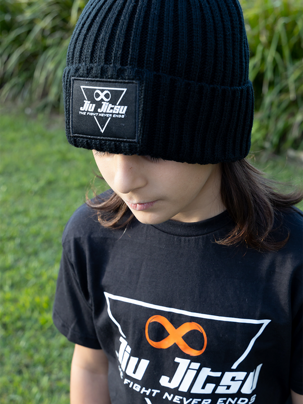Triangle Kids Jiu Jitsu Beanie Black