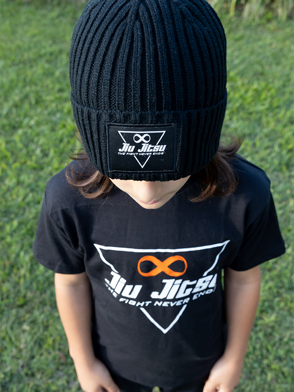 Triangle Kids Jiu Jitsu Beanie Black