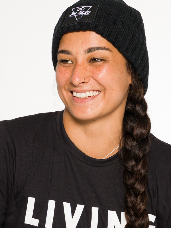 Triangle Women's Jiu Jitsu Beanie Black