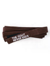 The Fight Never Ends Belt Black White Blue Purple Brown