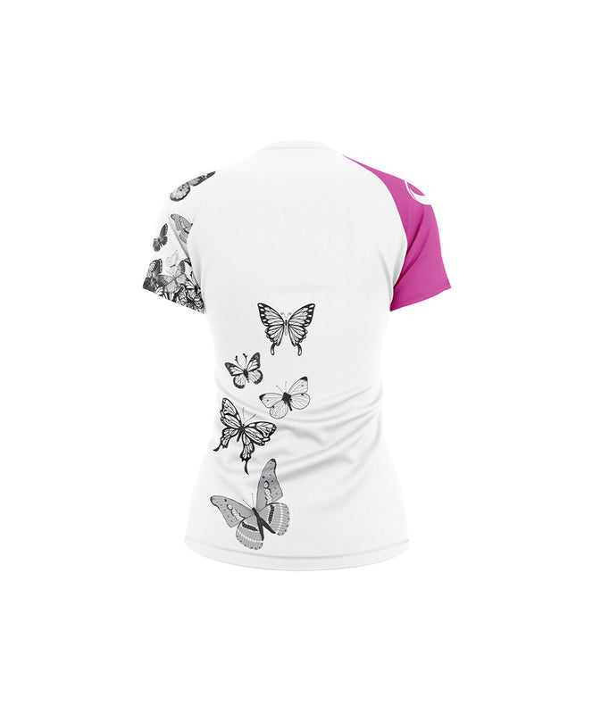 Butterfly Women's No Gi Rash Guard Short Sleeve