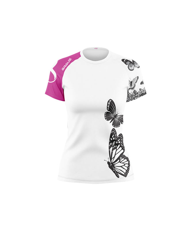 Butterfly Women's No Gi Rash Guard Short Sleeve