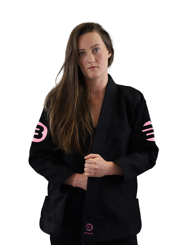 Braus Fight Just B Pink Element Womens Gi Black