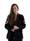 Braus Fight Just B Pink Element Womens Gi White