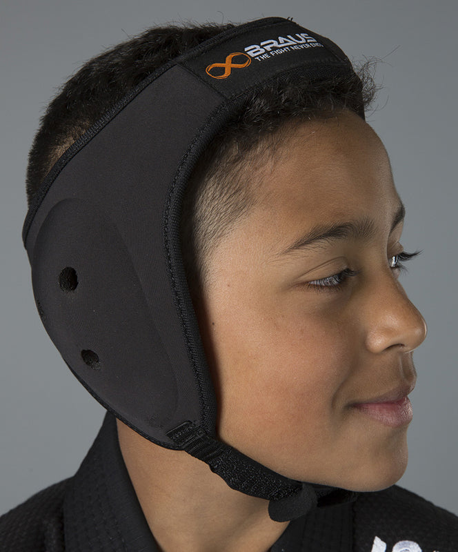 Kids Ear Guards - Head Gear Bjj | BRAUS Black
