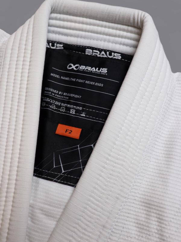 The Fight Never Ends BJJ Gi