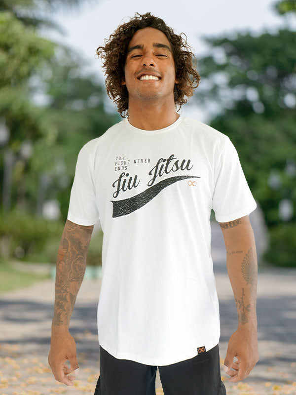 Braus Fight The Fight Never Ends Tee White