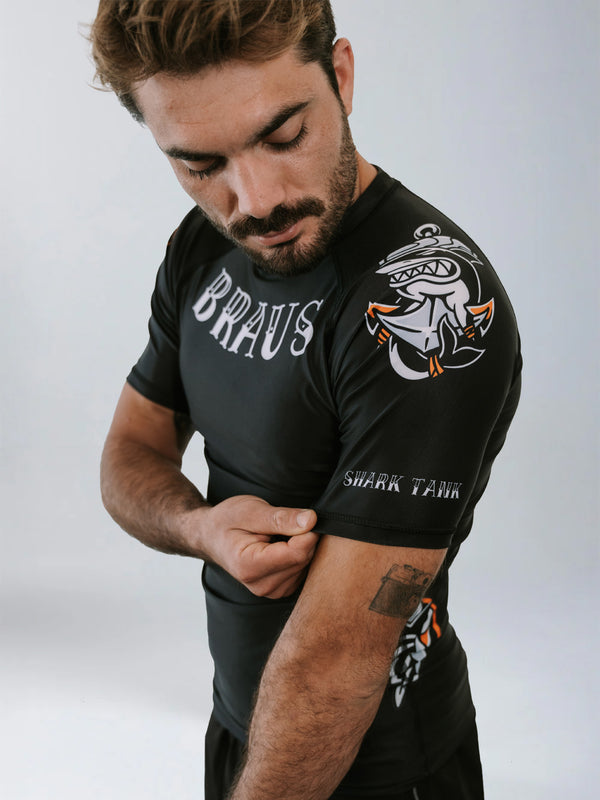 Shark Tank No Gi Rash Guard Short Sleeve
