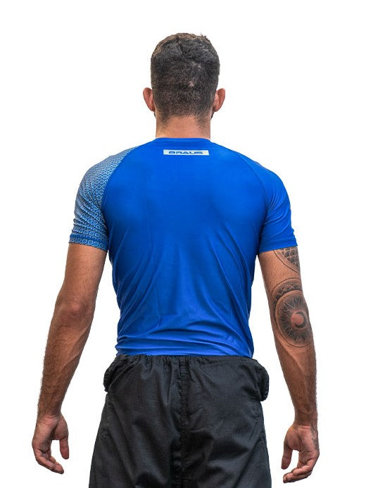 DNA No Gi Rash Guard Short Sleeve Blue