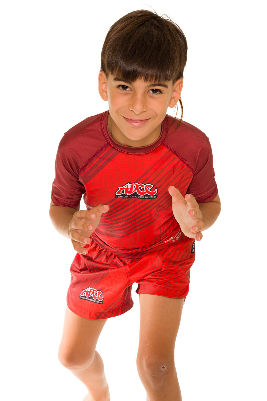 ADCC Red Kids No Gi Fight Shorts