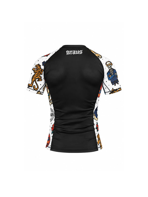 Chill and Jiu No Gi Rash Guard Short Sleeve