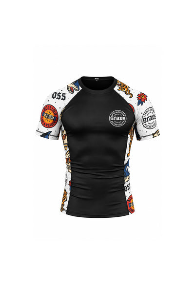 Chill and Jiu No Gi Rash Guard Short Sleeve
