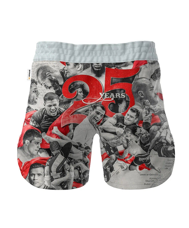 ADCC 25 Years No Gi Fight Shorts Grey