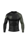 DNA No Gi Rash Guard Long Sleeve Black