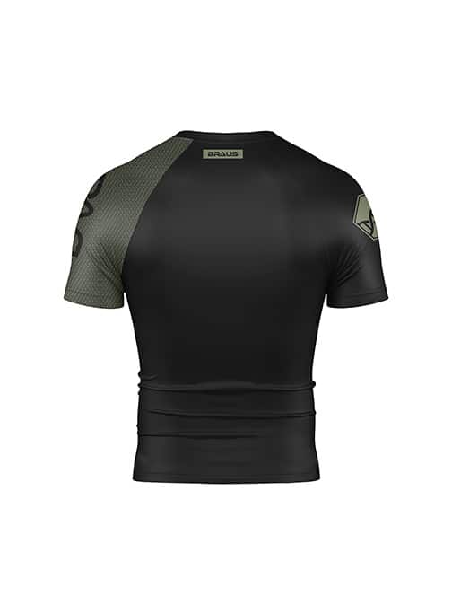 DNA No Gi Rash Guard Short Sleeve Black