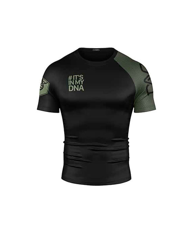 DNA No Gi Rash Guard Short Sleeve Black