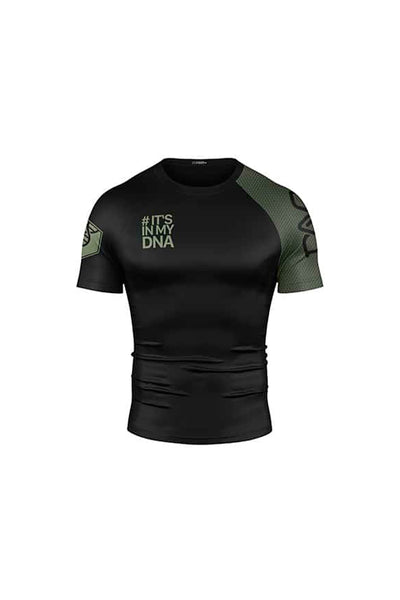 DNA No Gi Rash Guard Short Sleeve Black