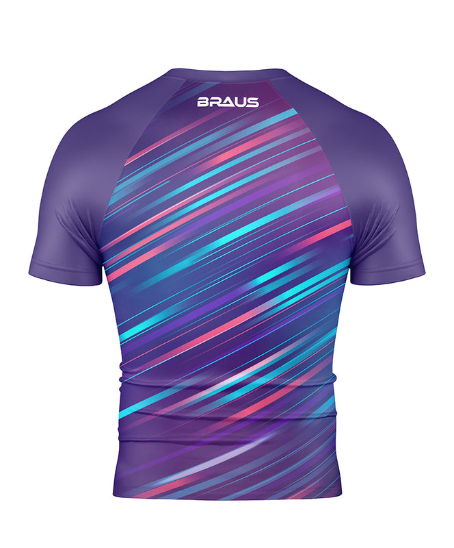 Neon Strike No Gi Rash Guard Short Sleeve