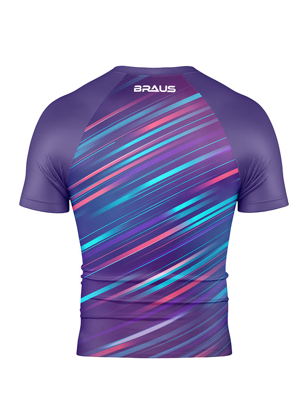 Neon Strike No Gi Rash Guard Short Sleeve
