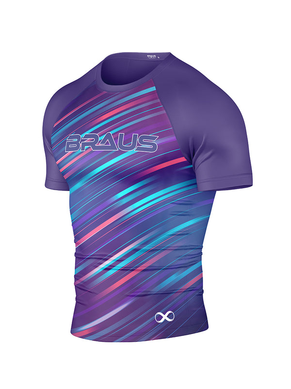 Neon Strike No Gi Rash Guard Short Sleeve