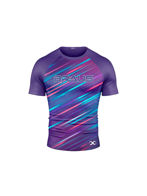 Neon Strike No Gi Rash Guard Short Sleeve