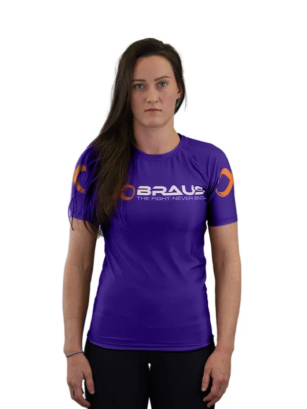 Ranked Women's No Gi Rash Guard Short Sleeve