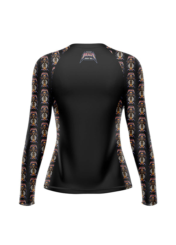 Rock and Roll Women's No Gi Rash Guard Long Sleeve