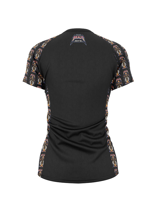 Rock and Roll Women's No Gi Rash Guard Short Sleeve