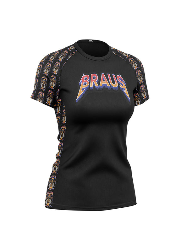 Rock and Roll Women's No Gi Rash Guard Short Sleeve