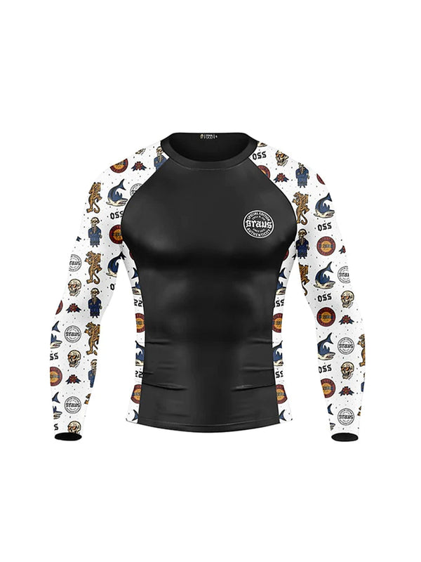 Chill and Jiu No Gi Rash Guard Long Sleeve