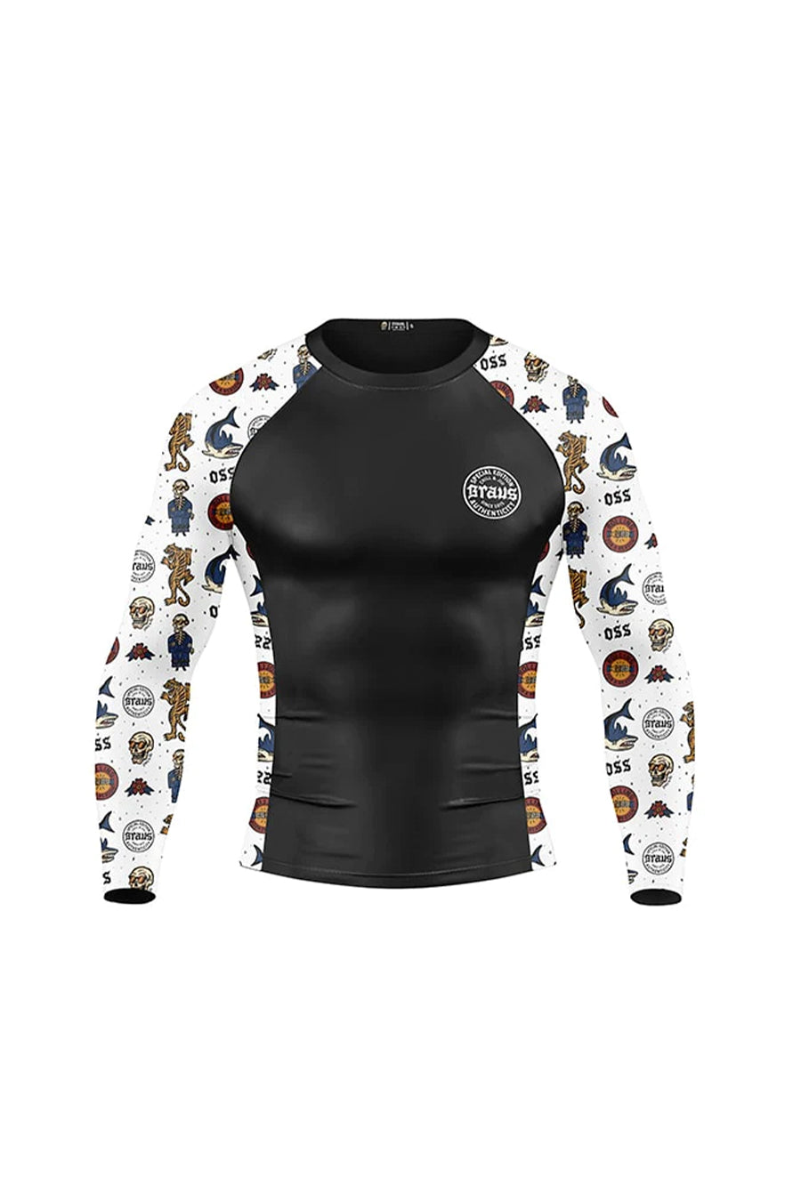 Chill and Jiu No Gi Rash Guard Long Sleeve – Braus Fight Australia