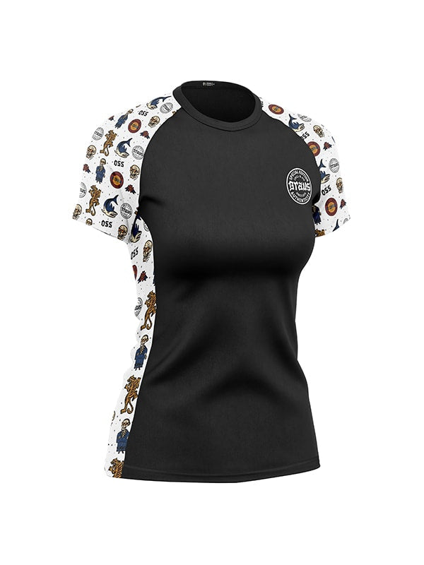 Chill and Jiu Women's No Gi Rash Guard Short Sleeve