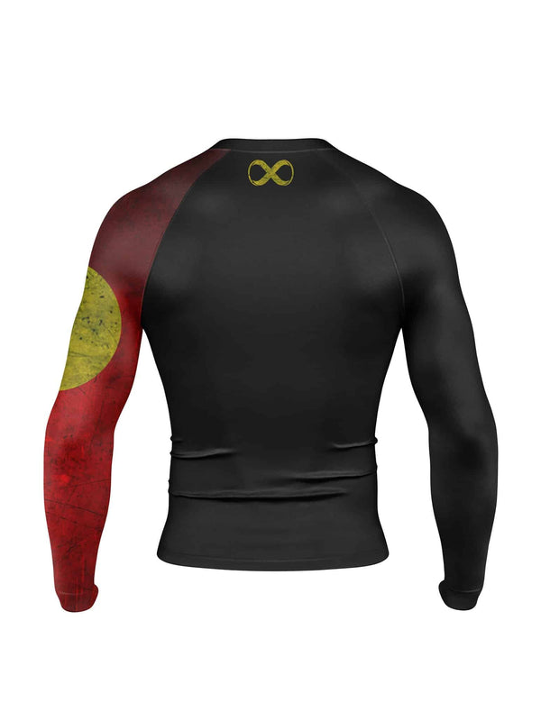Flags No Gi Rash Guard Long Sleeve