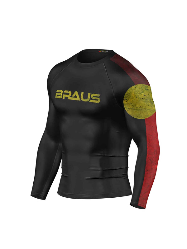 Flags No Gi Rash Guard Long Sleeve