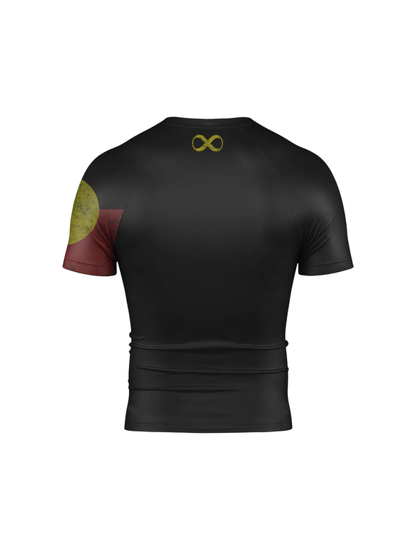 Flags No Gi Rash Guard Short Sleeve