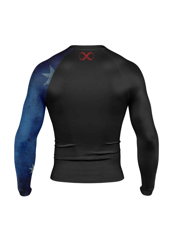 Flags No Gi Rash Guard Long Sleeve