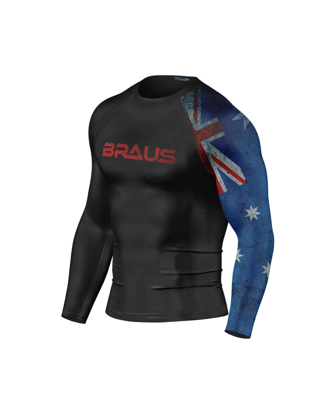 Flags No Gi Rash Guard Long Sleeve