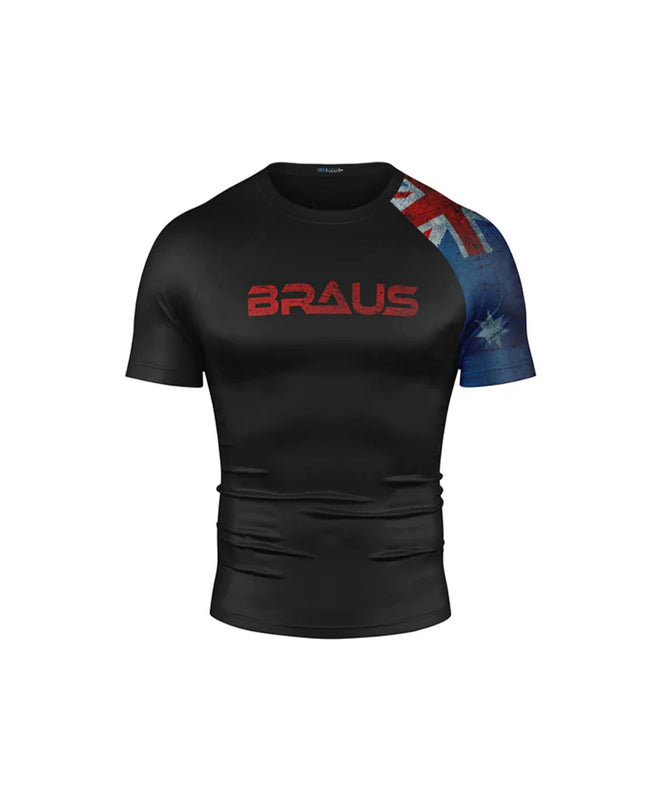 Flags No Gi Rash Guard Short Sleeve