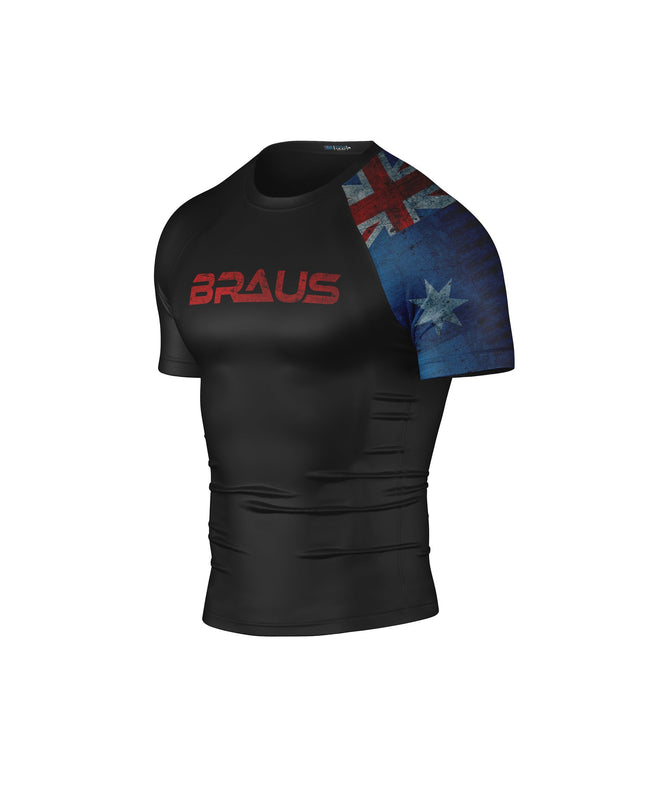 Flags No Gi Rash Guard Short Sleeve