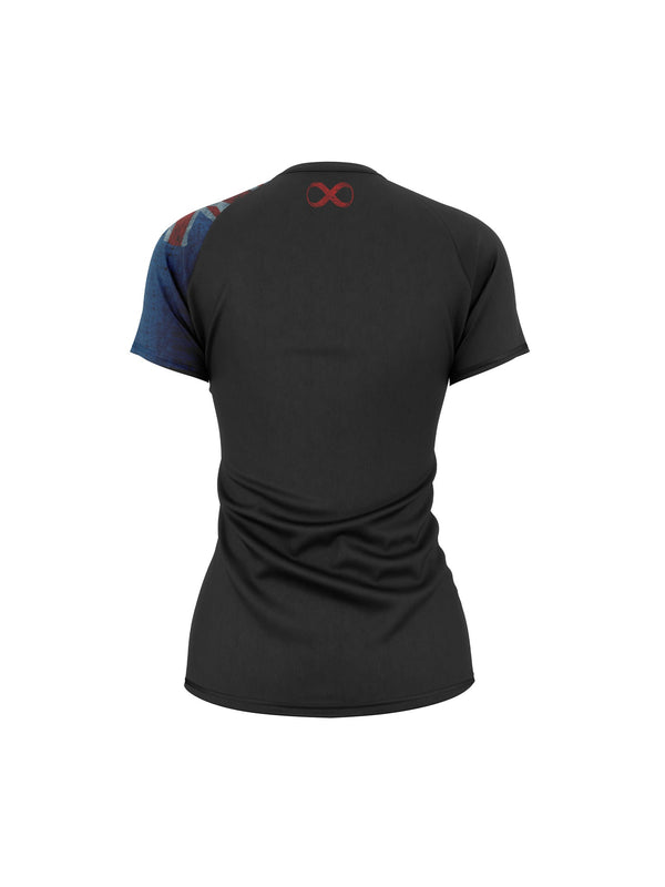 Flags Women's No Gi Rash Guard Short Sleeve